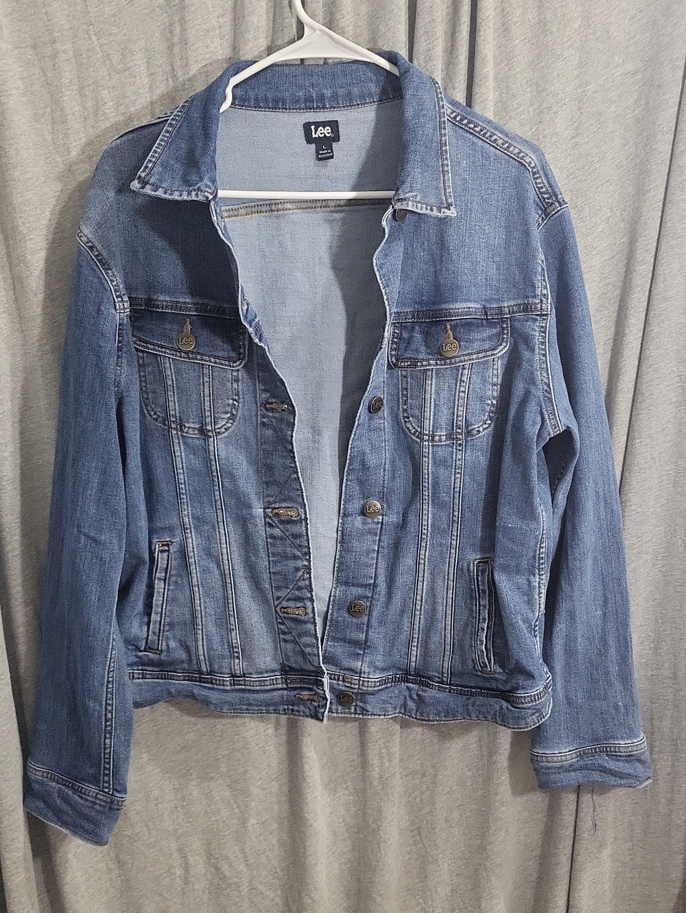 Lee Medium Blue Stretchy Denim Jacket